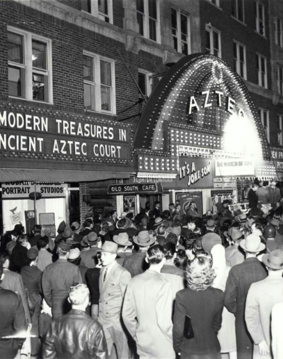 Aztec Hotel Historic Photo